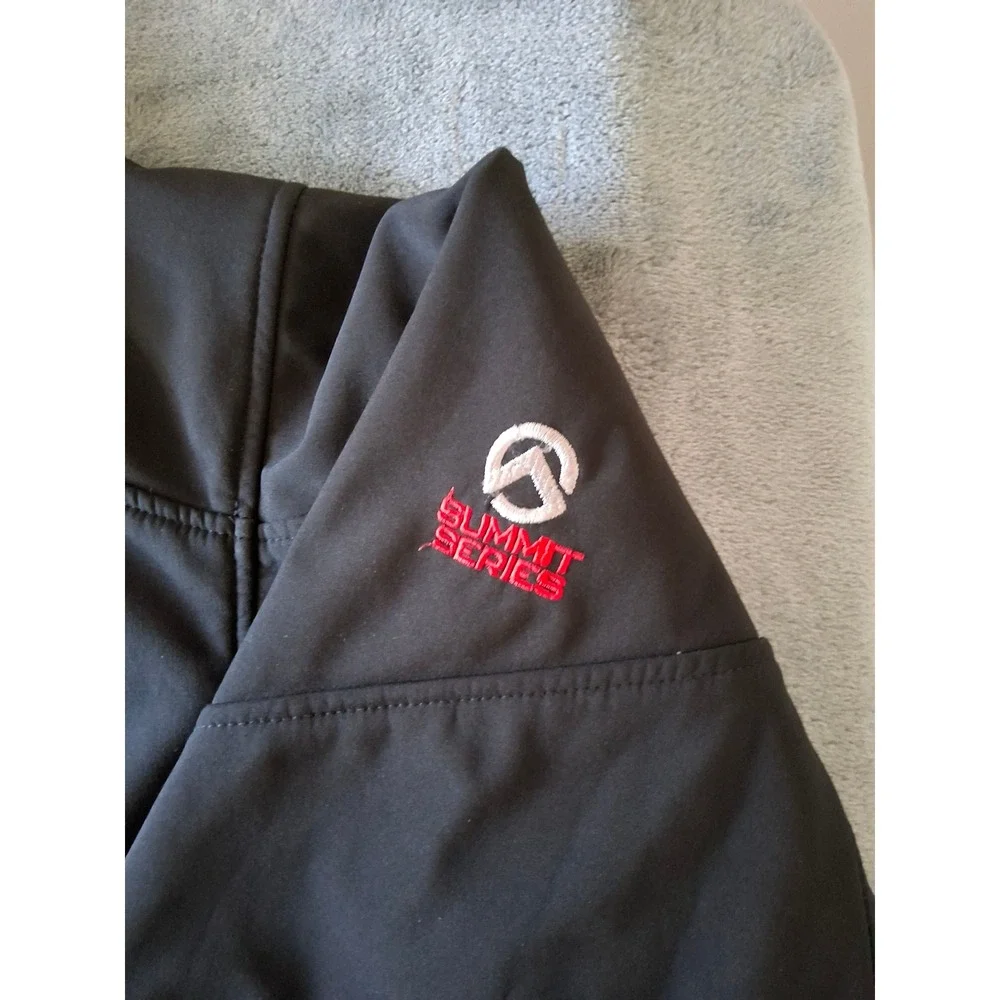 The North Face Summit Series Softshell Jacket Mens XXL Black Full Zip Fleece